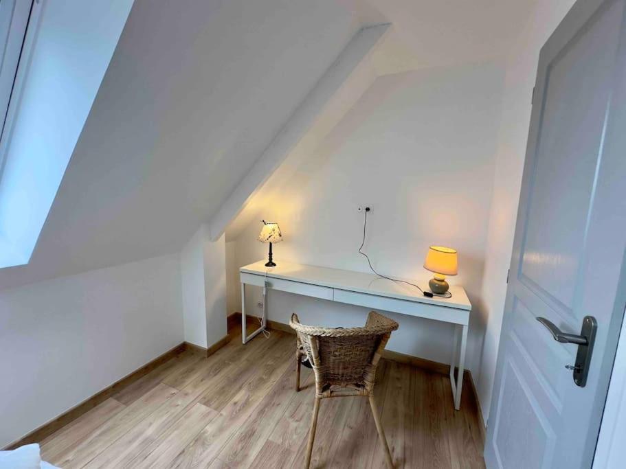 Maison Vue Mer Chez Aline Digosville Extérieur photo